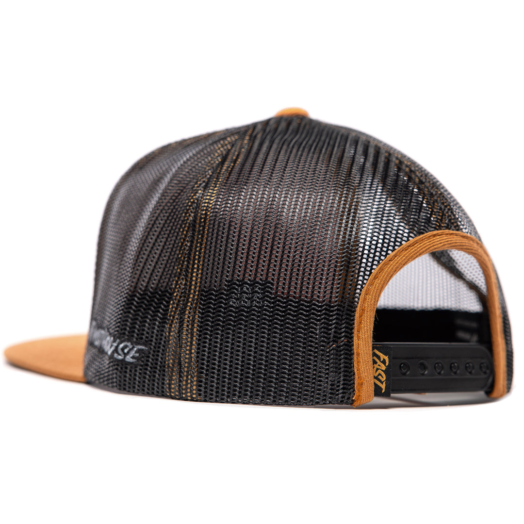 Fasthouse Finch Hat Camel - Rear Side View