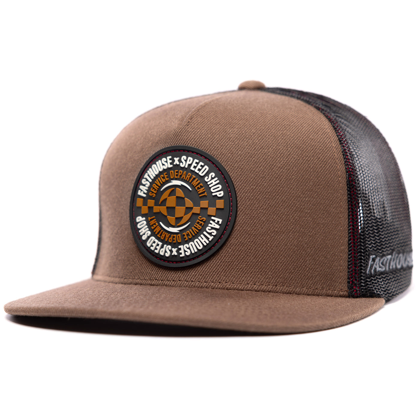 Fasthouse Finch Hat Teak - Front Side View