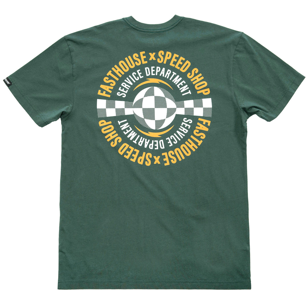 Fasthouse Finch SS Tee Pine - Rear View