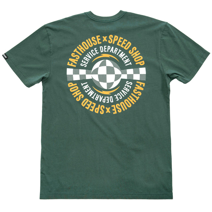 Fasthouse Finch SS Tee Pine - Rear View