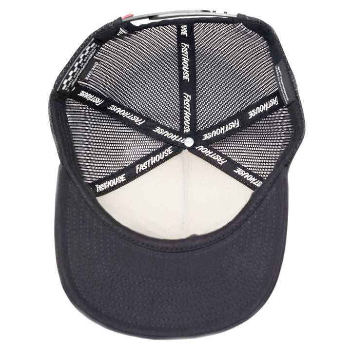 Fasthouse Flourish Hat Peach/Black - Bottom Up View