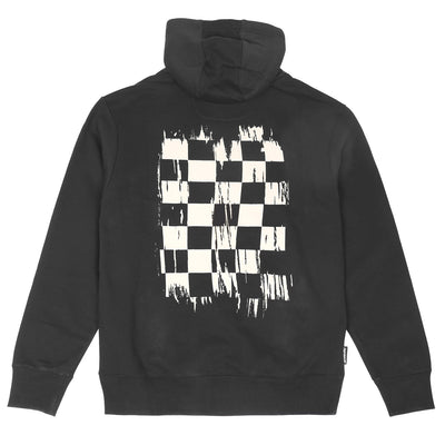 Fasthouse Fray Hooded Pullover Black - Rear View