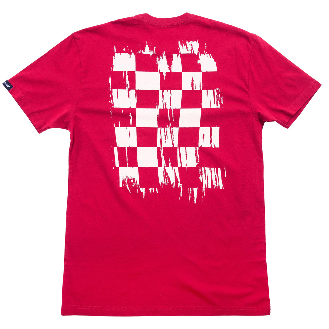 Fasthouse Fray SS Tee Cardinal - Rear View