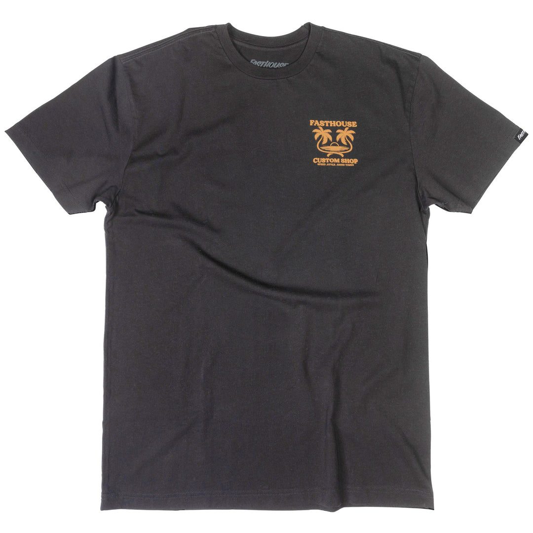 Fasthouse Getaway SS Tee Black - Front View