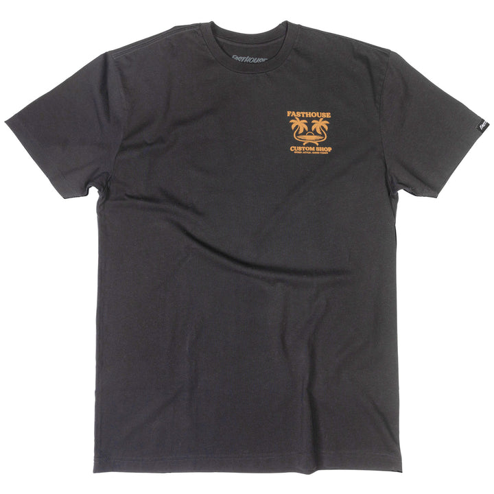 Fasthouse Getaway SS Tee Black - Front View