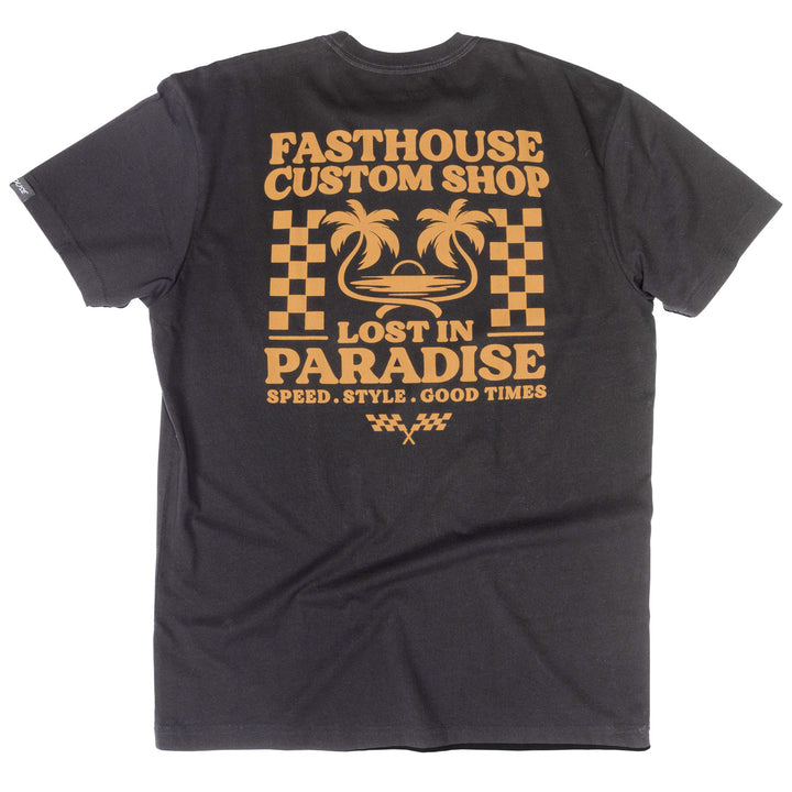 Fasthouse Getaway SS Tee Black - Rear View