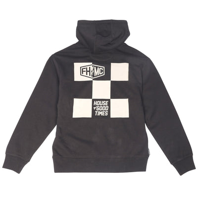Fasthouse Gibson Hooded Pullover Black - Rear View