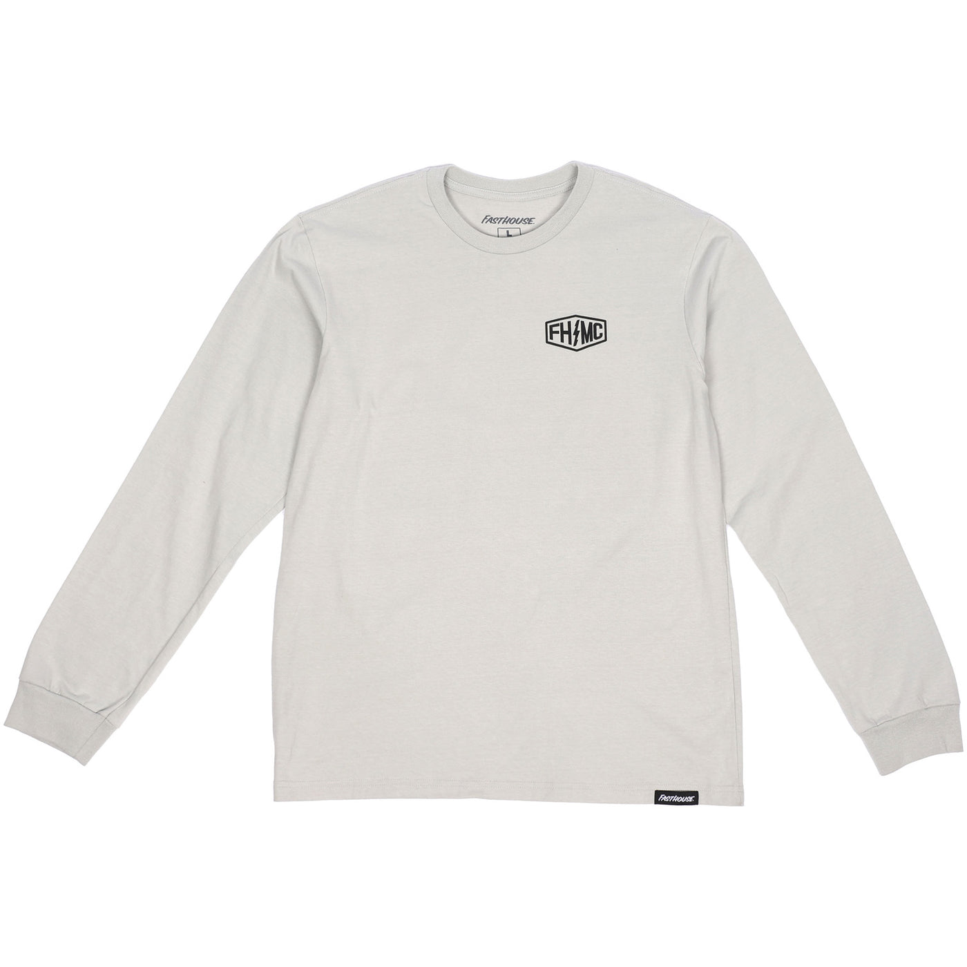Fasthouse Gibson LS Tee Mirage Gray - Front View