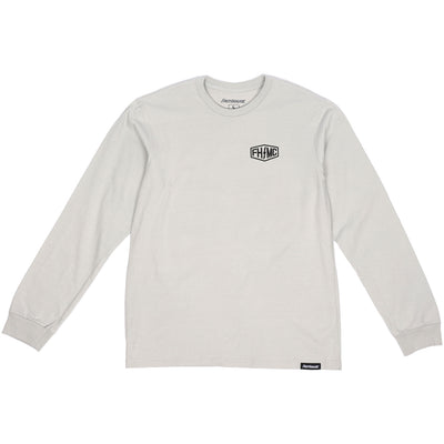 Fasthouse Gibson LS Tee Mirage Gray - Front View