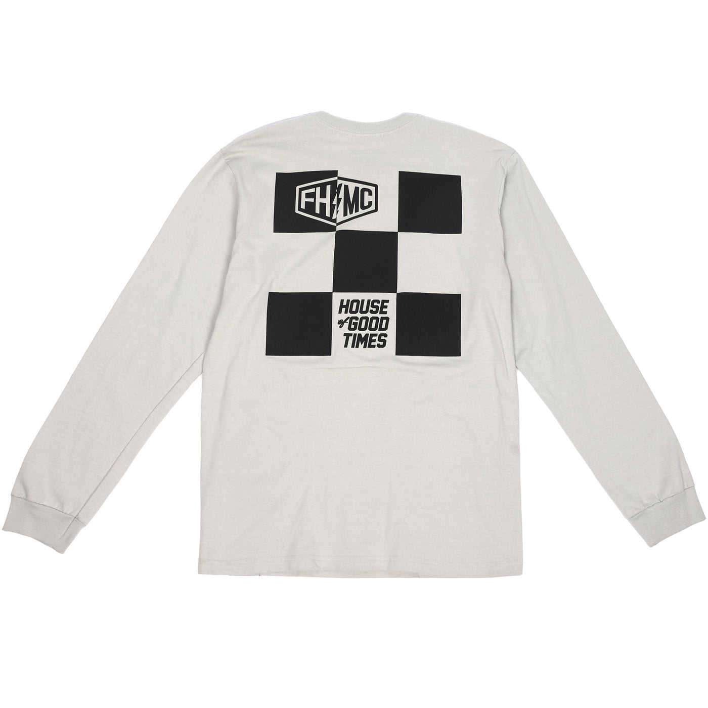 Fasthouse Gibson LS Tee Mirage Gray - Rear View