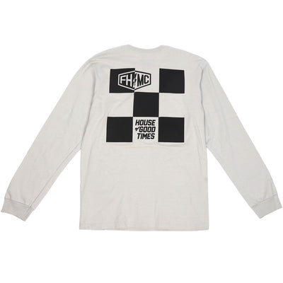 Fasthouse Gibson LS Tee Mirage Gray - Rear View