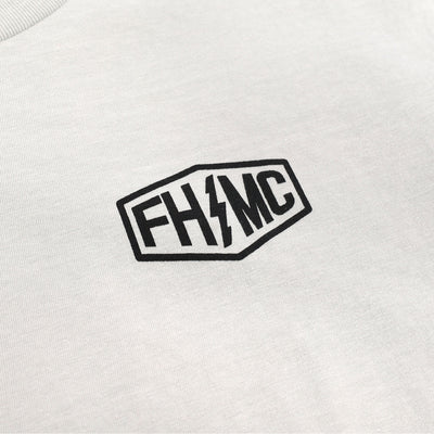 Fasthouse Gibson LS Tee Mirage Gray - Close-Up of Graphic on Front