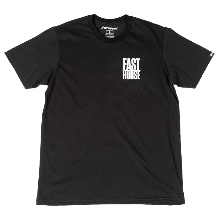 Fasthouse Grid SS Tee Black - Front View