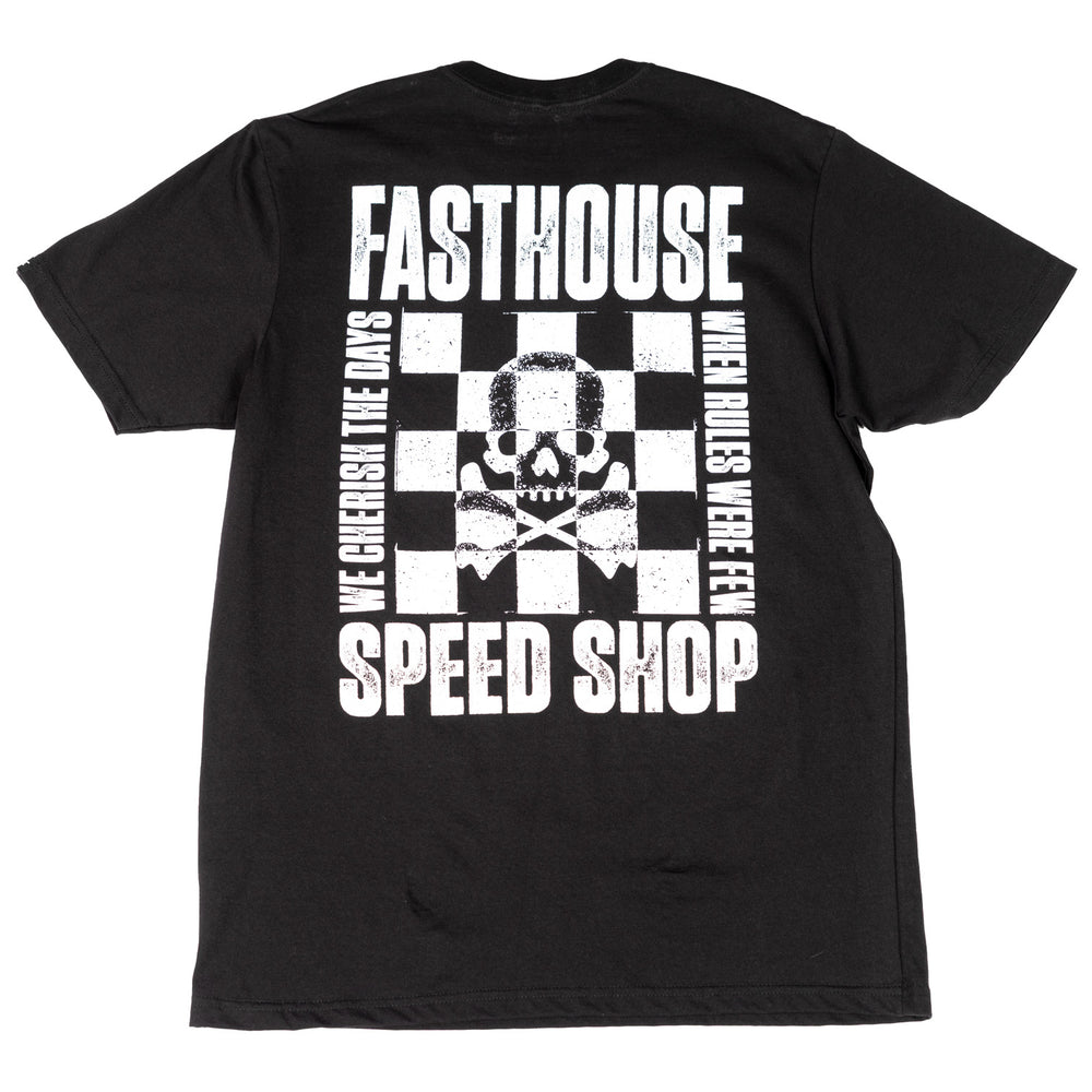 Fasthouse Grid SS Tee Black - Rear View