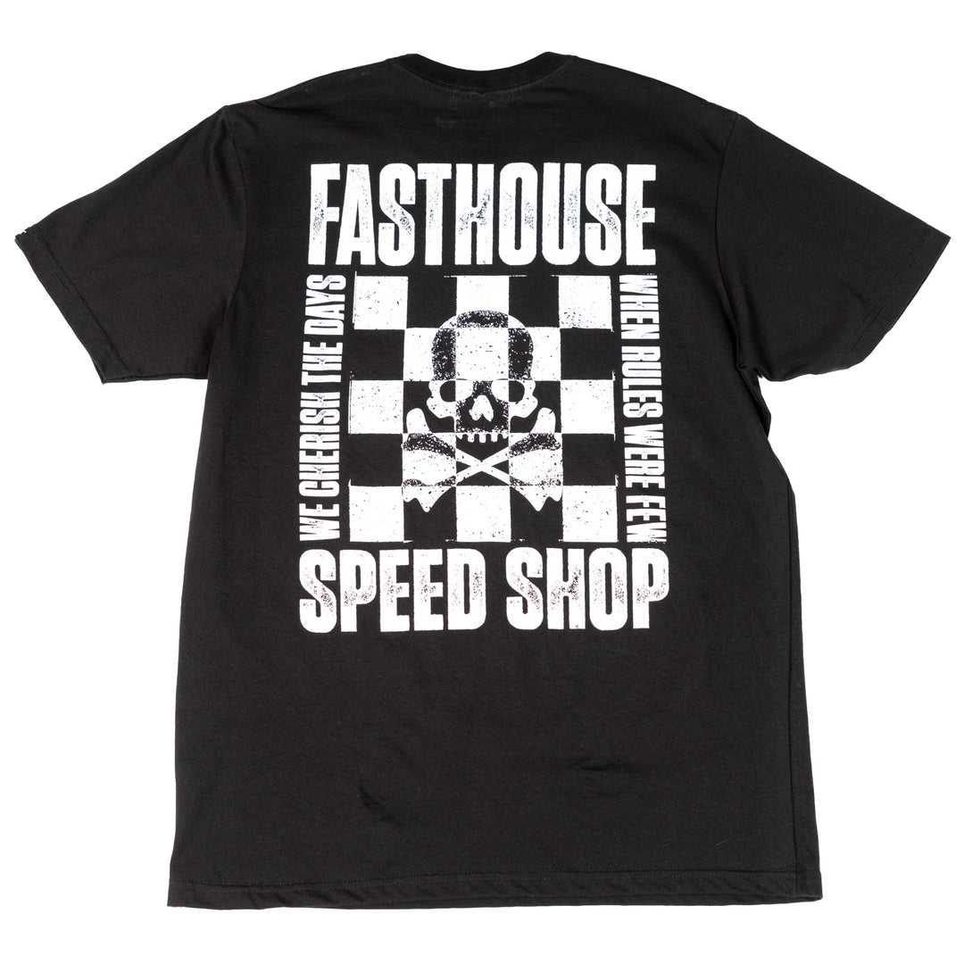 Fasthouse Grid SS Tee Black - Rear View