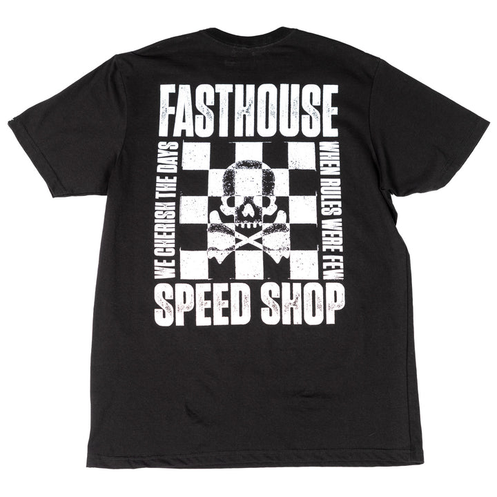 Fasthouse Grid SS Tee Black - Rear View