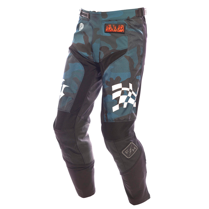 Fasthouse Grindhouse Bereman Pant Blue Camo - Front Left Side View