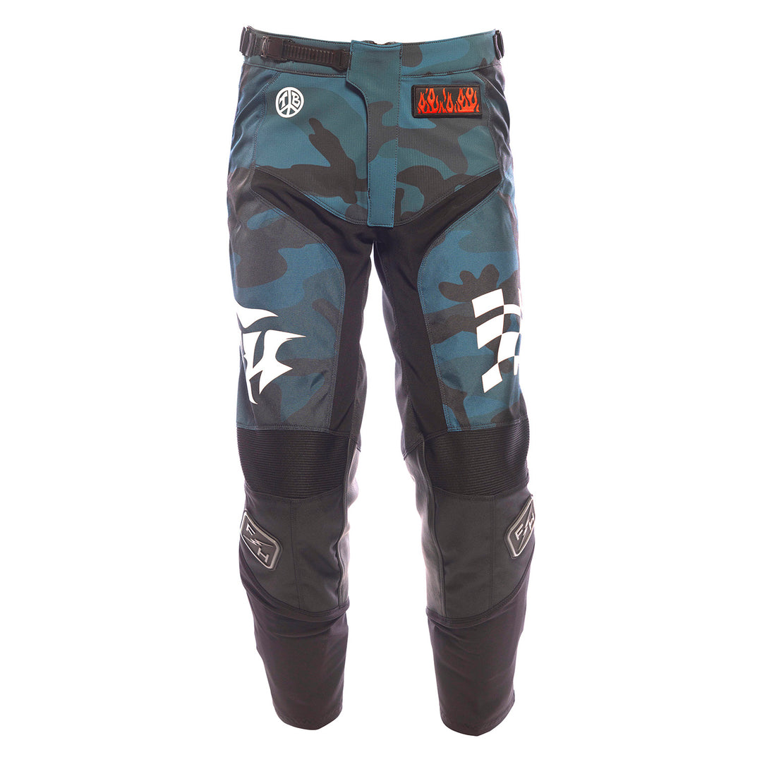 Fasthouse Grindhouse Bereman Pant Blue Camo - Front View