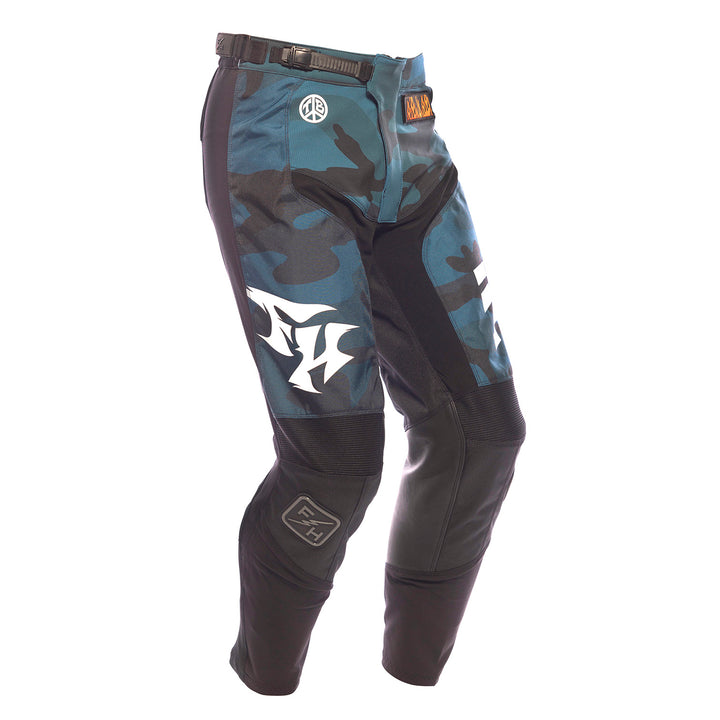 Fasthouse Grindhouse Bereman Pant Blue Camo - Front Right Side View
