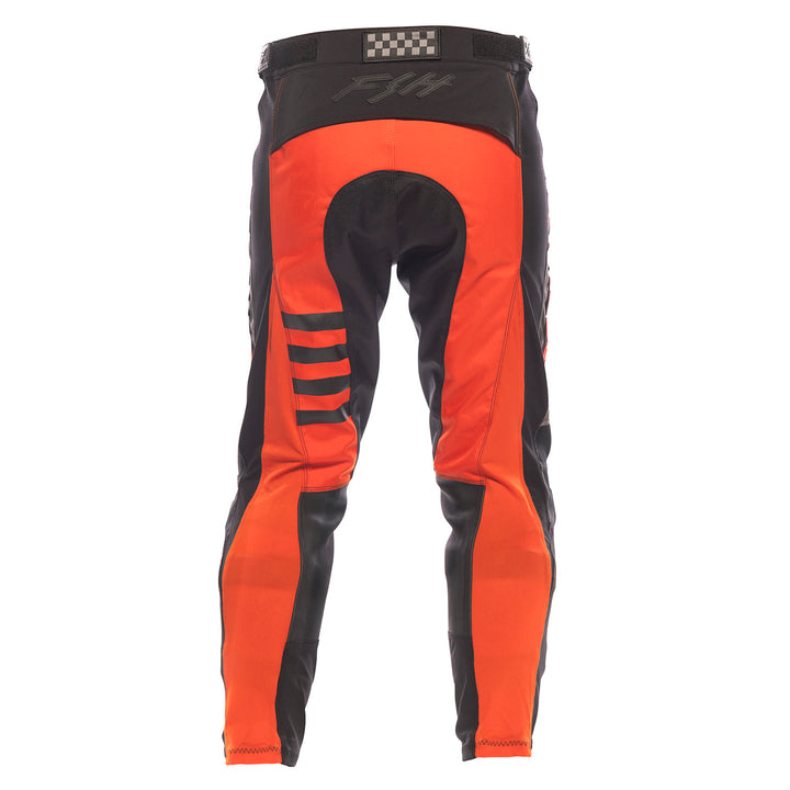 Fasthouse Grindhouse Pant Gray/Red - Rear View