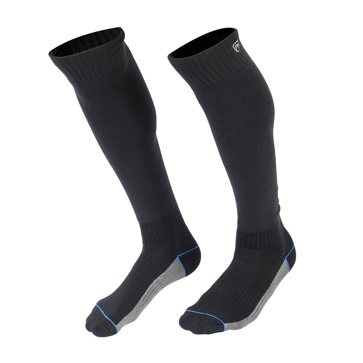 Fasthouse Grindhouse Stealth Moto Sock Black - Front Side View of Pair