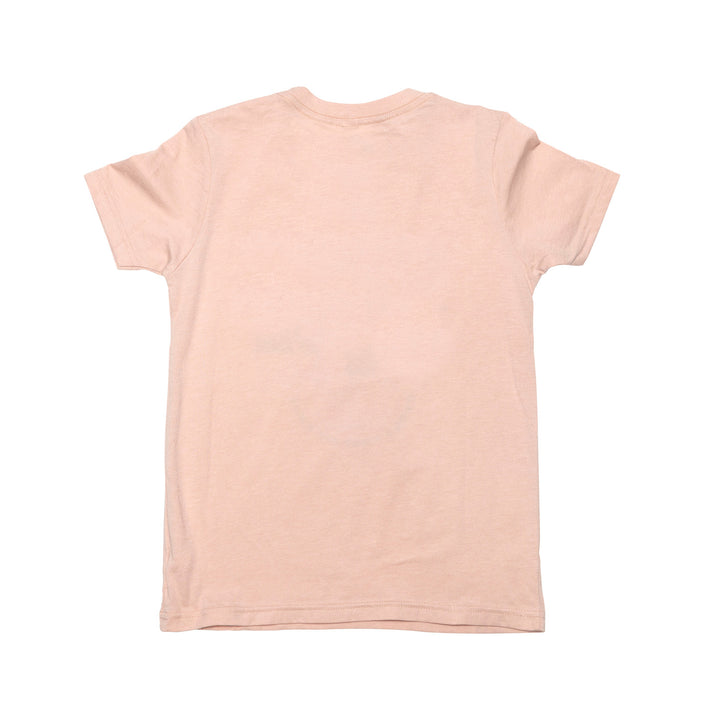 Fasthouse Girl's Flourish SS Tee Heather Peach - Rear View