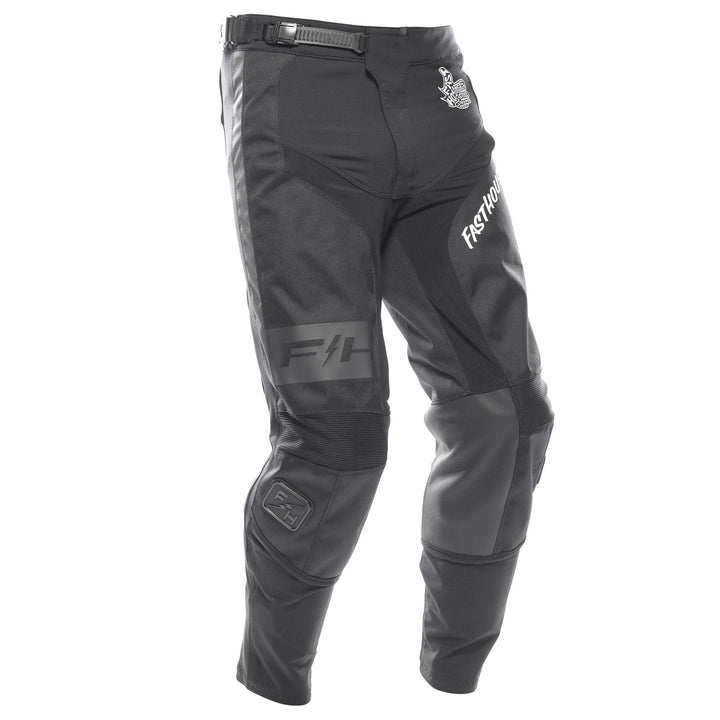 Fasthouse Grindhouse Club Pants Black/Gray - Front Right Side View