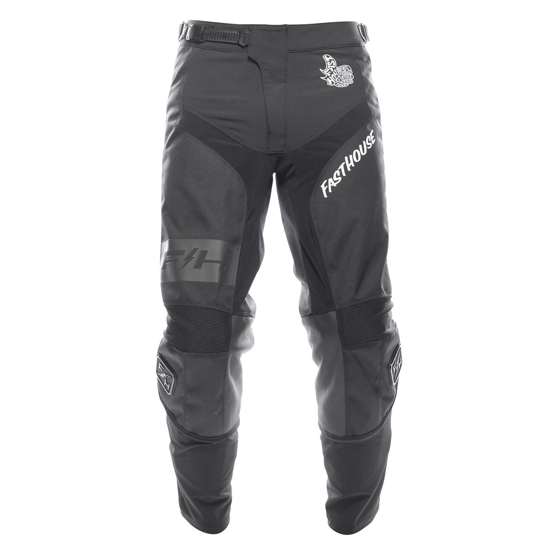 Fasthouse Grindhouse Club Pants Black/Gray - Front View