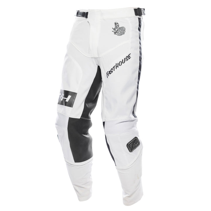 Fasthouse Grindhouse Club Pants White/Cloud - Front Left Side View