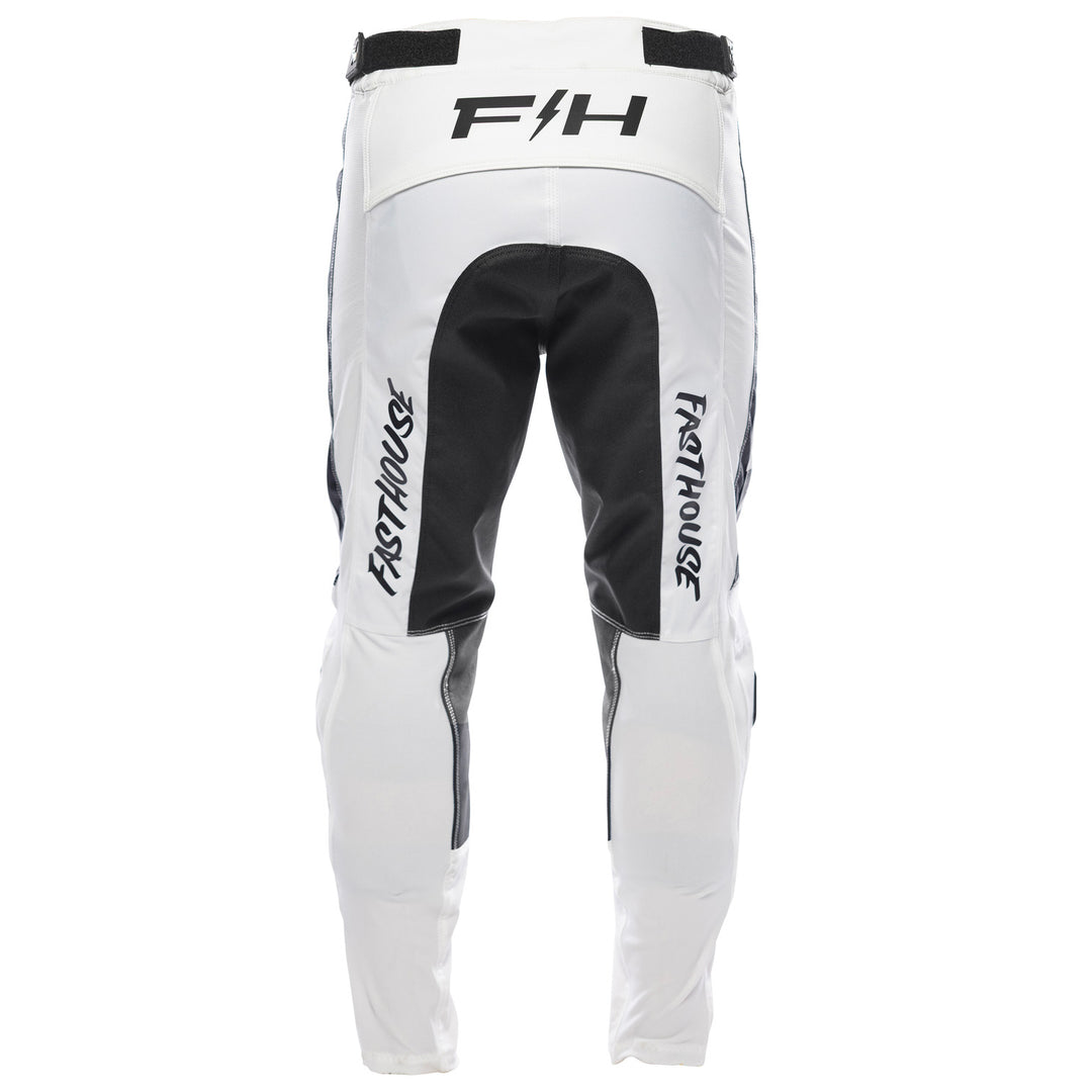 Fasthouse Grindhouse Club Pants White/Cloud - Rear View