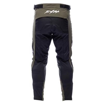 Fasthouse Grindhouse Hudson Pants Black/White - Rear View
