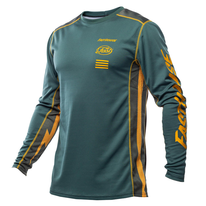 Fasthouse Grindhouse Ramone Jersey Pine/Black - Front View