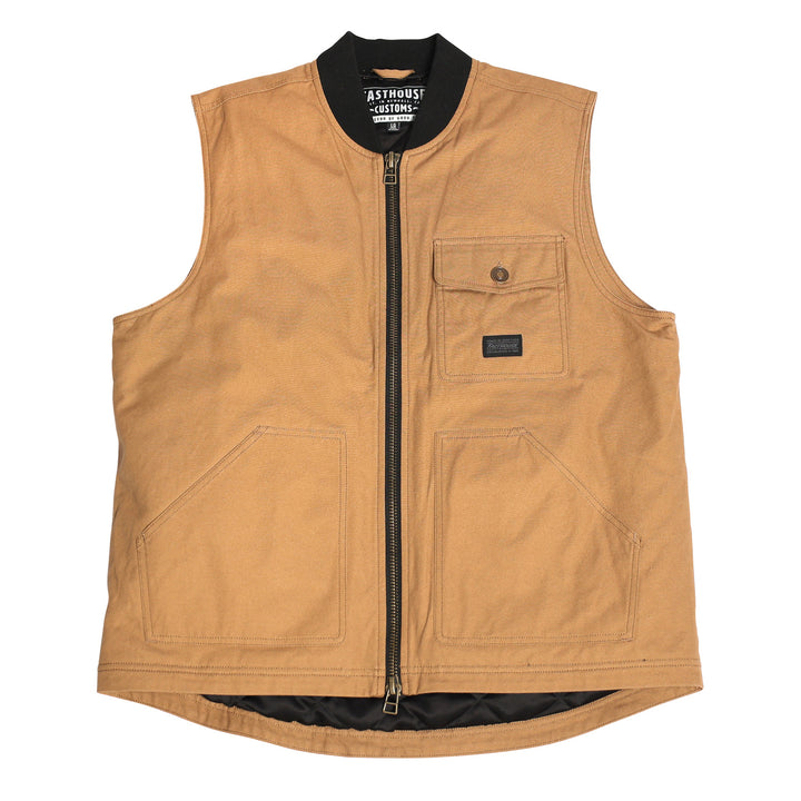 Fasthouse Hanger Vest Camel - Front View