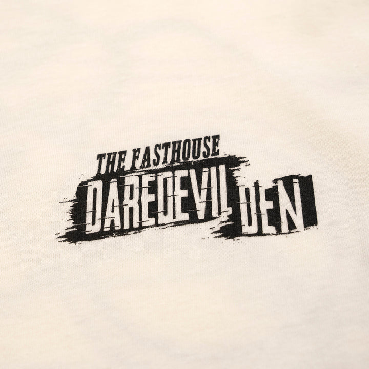 Fasthouse Hell Raiser Tee Natural - Close-Up of Graphic on Front