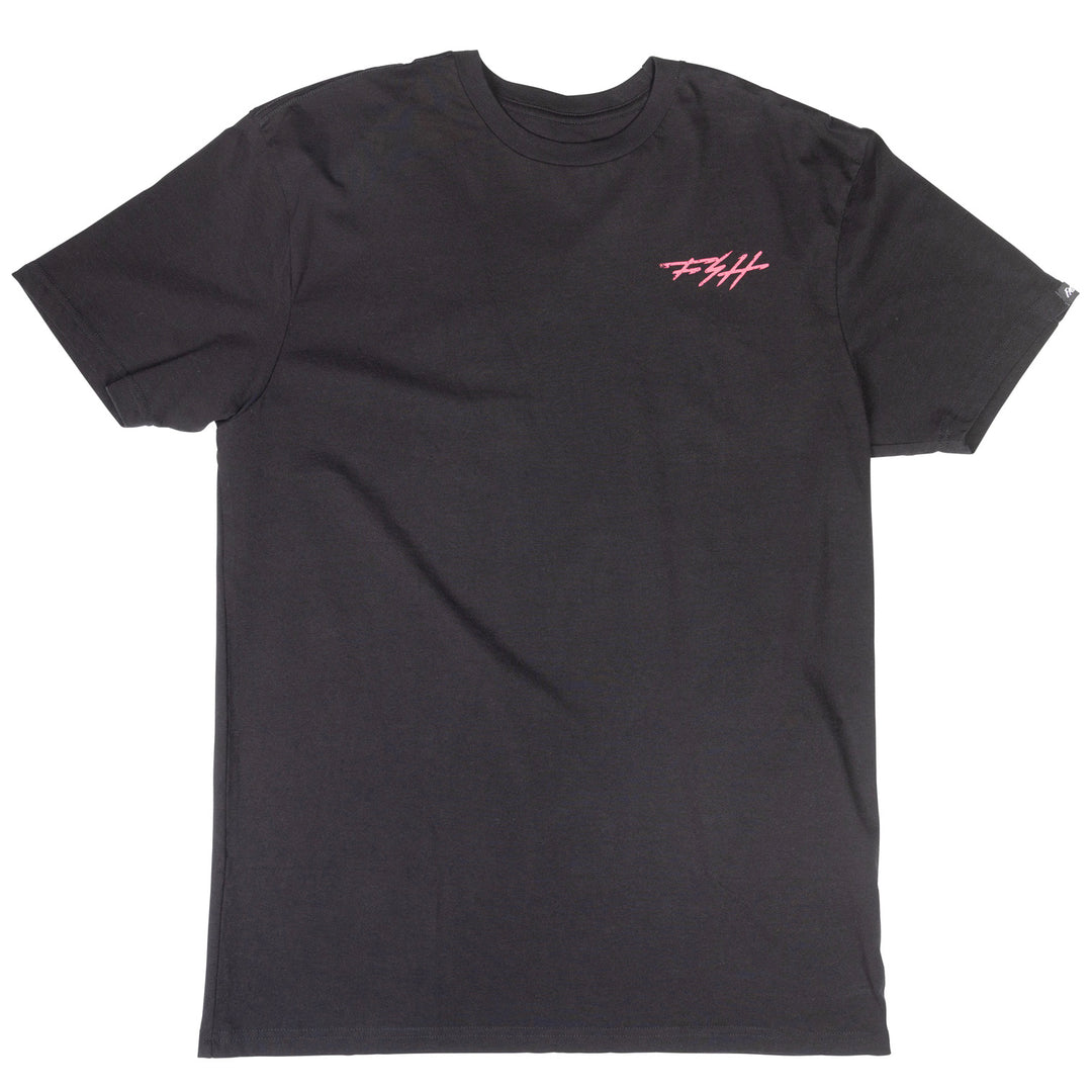 Fasthouse Hideout SS Tee Black - Front View