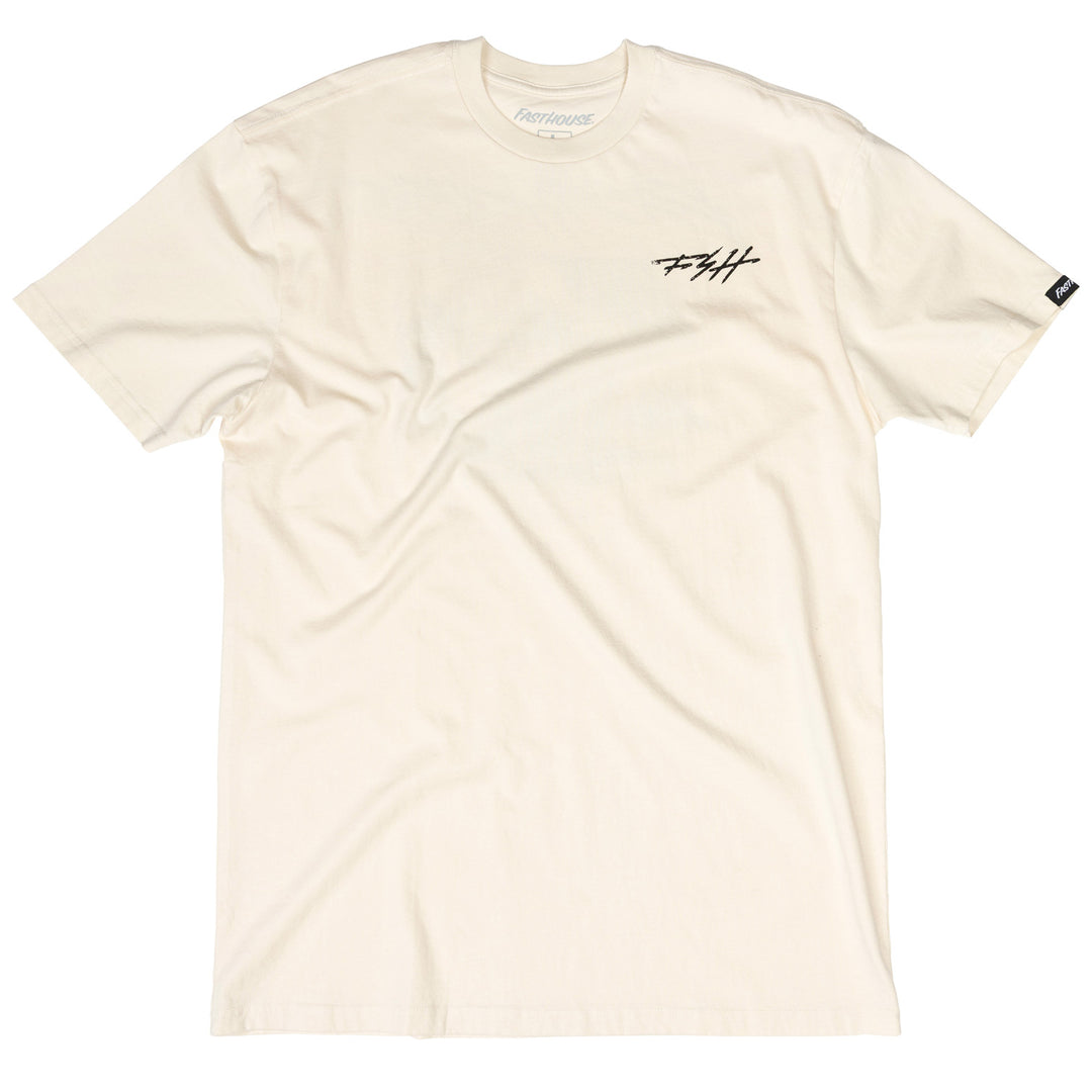 Fasthouse Hideout SS Tee Natural - Front View