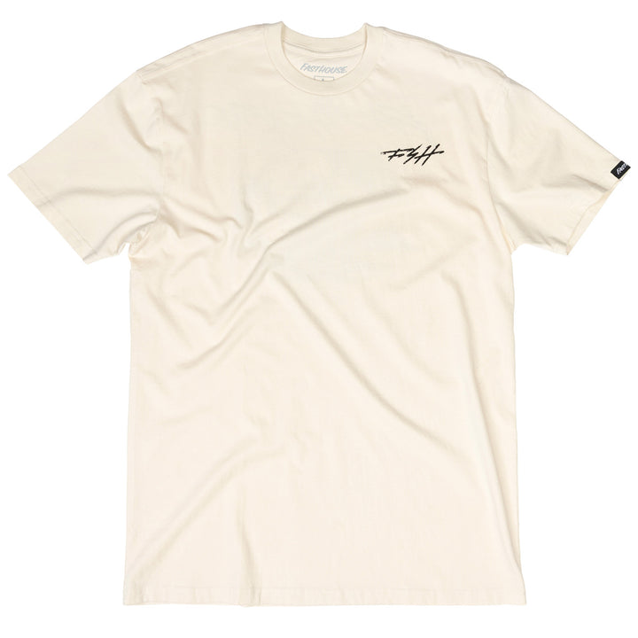 Fasthouse Hideout SS Tee Natural - Front View