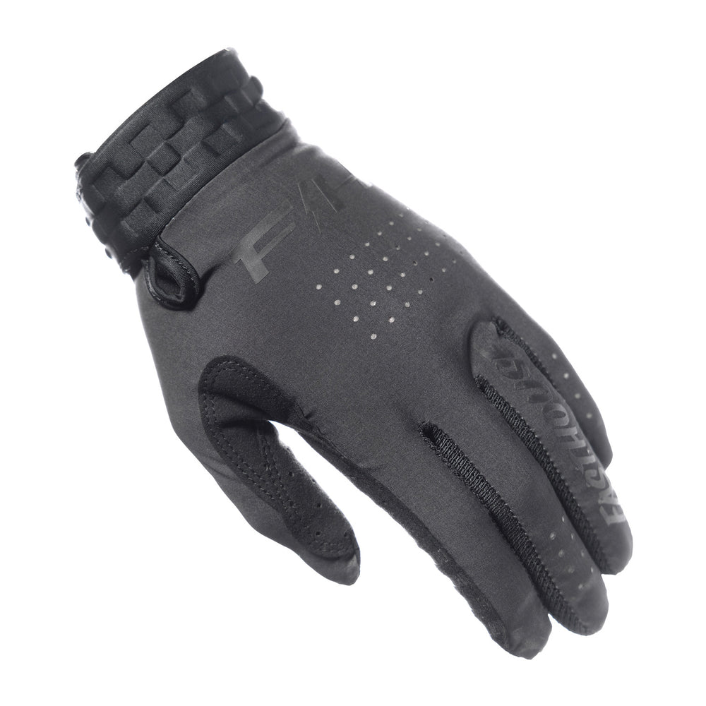 Fasthouse Helix Circuit Gloves Black - Back of Left Hand