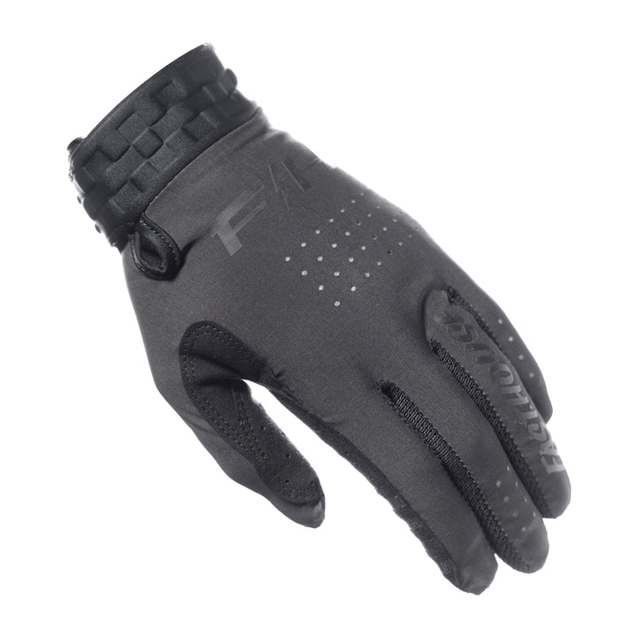 Fasthouse Helix Circuit Gloves Black - Back of Left Hand