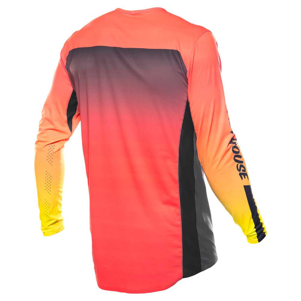 Fasthouse Helix Circuit Jersey Hyper Coral/Black - Rear View