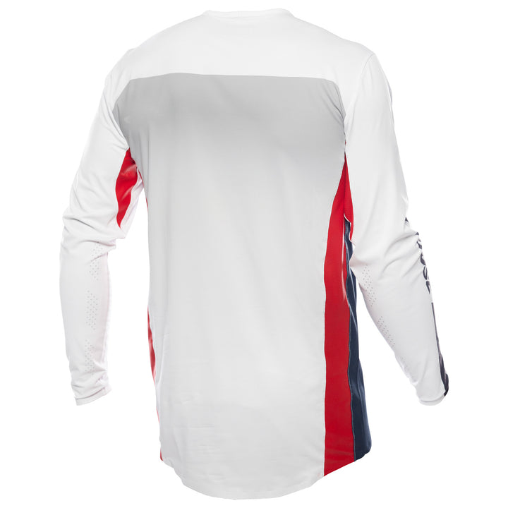 Fasthouse Helix Circuit Jersey Navy/White/Red - Rear View