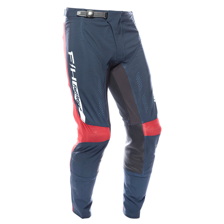 Fasthouse Helix Circuit Pants Navy/White/Red - Front Right Side View