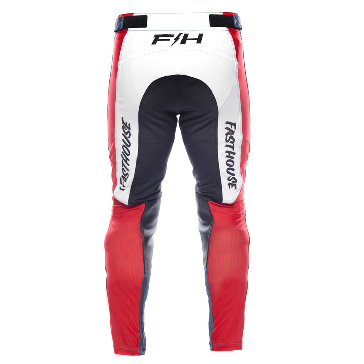 Fasthouse Helix Circuit Pants Navy/White/Red - Rear View