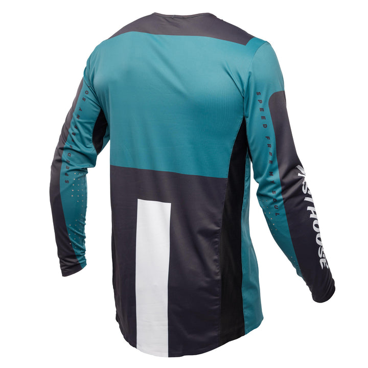 Fasthouse Helix Monaco Jersey Marine/Black - Rear View