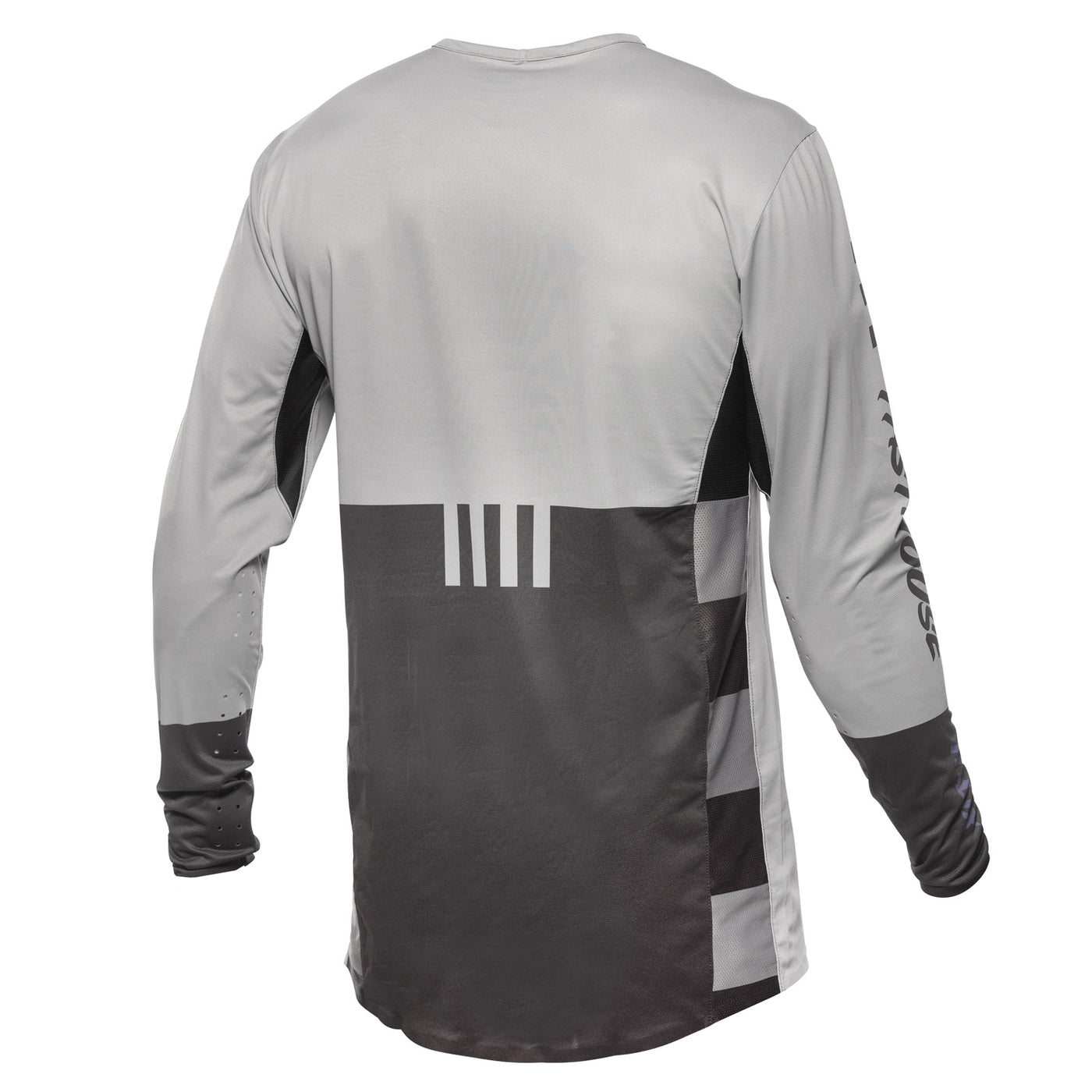 Fasthouse Helix Podium Jersey Gray/Black/Purple - Rear View