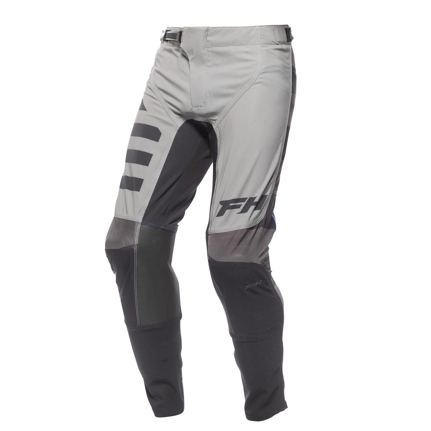 Fasthouse Helix Podium Pant Gray/Black/Purple - Front Left Side View