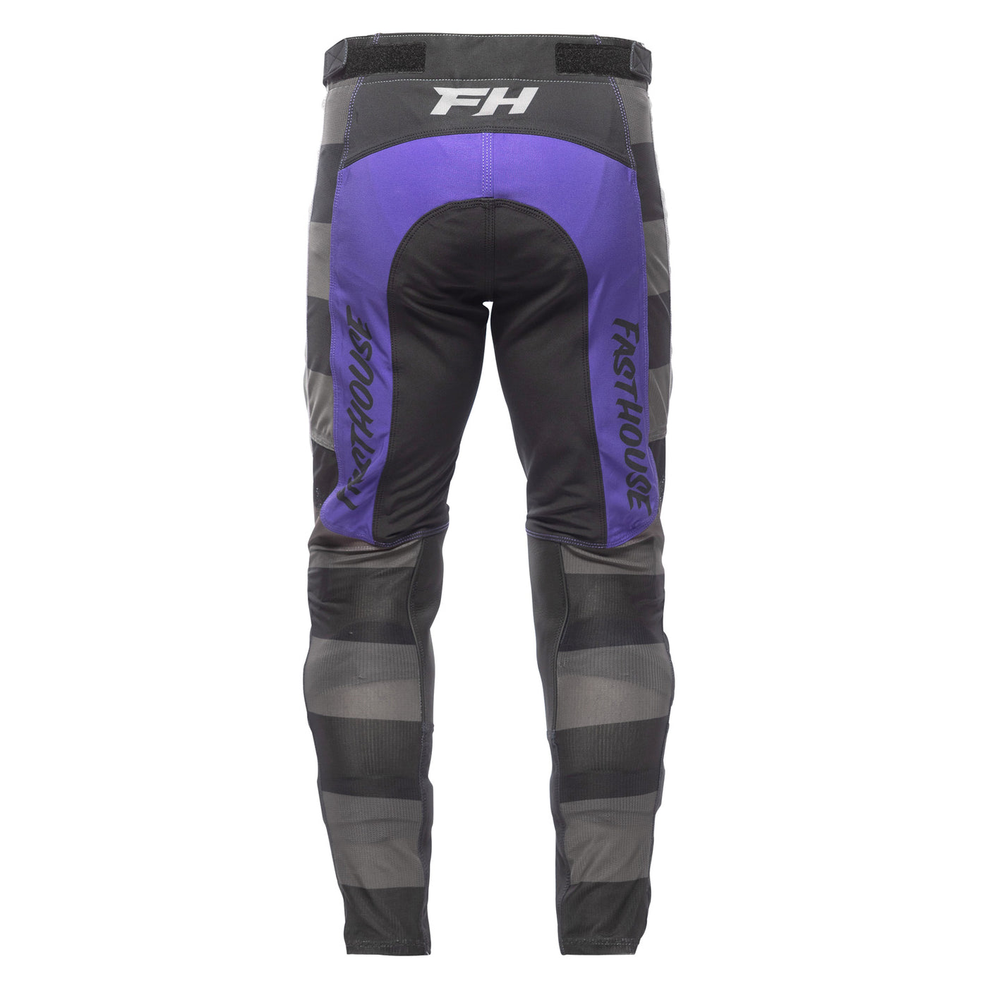 Fasthouse Helix Podium Pant Gray/Black/Purple - Rear View