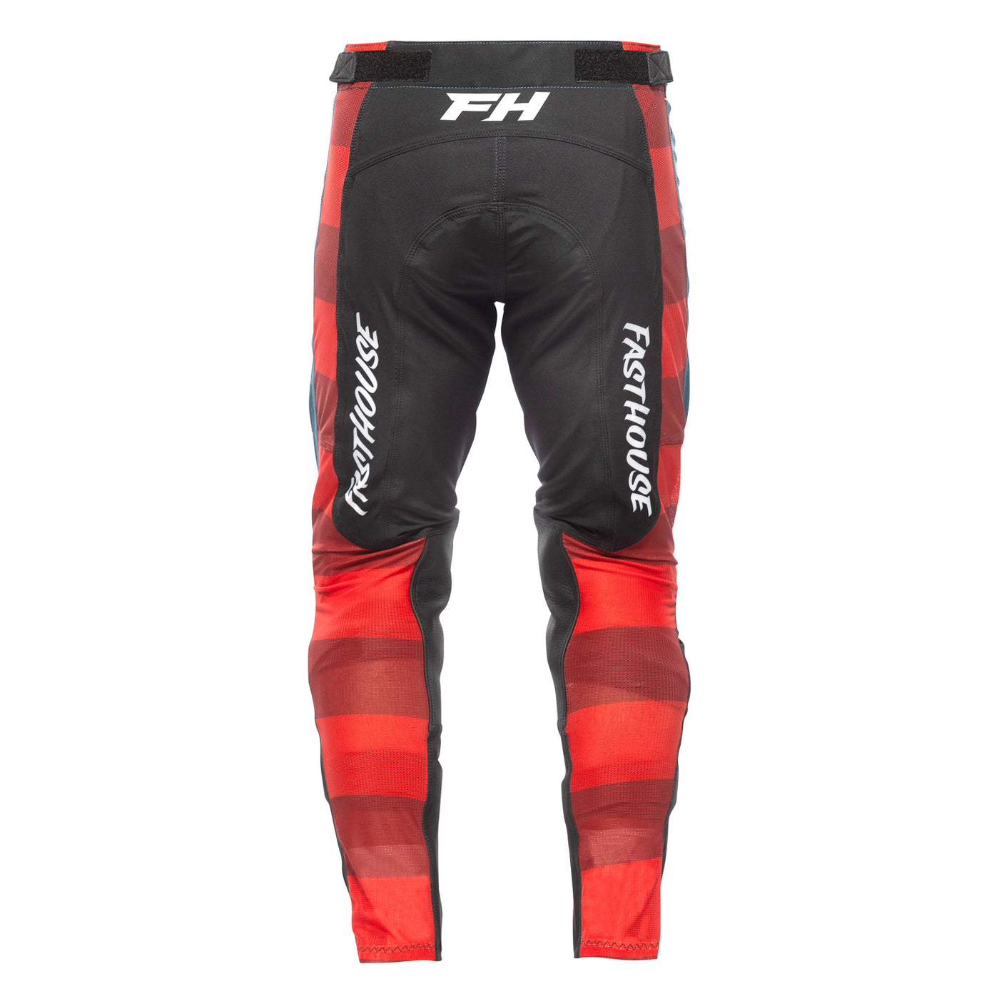 Fasthouse Helix Podium Pant Red/Black/Teal - Rear View