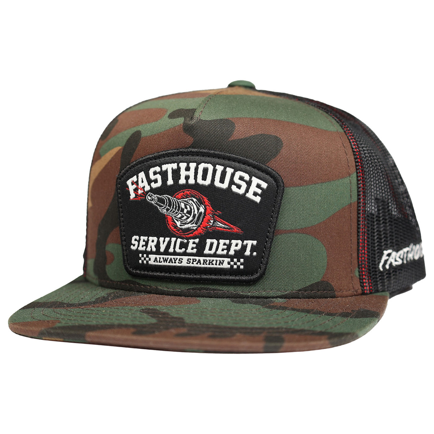 Fasthouse Ignite Hat Camo - Front View