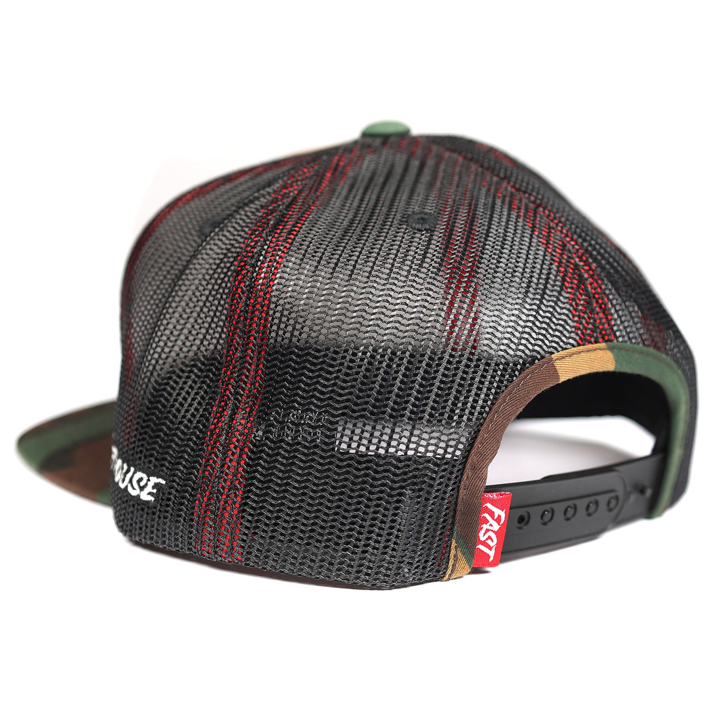 Fasthouse Ignite Hat Camo - Rear Side View